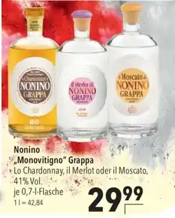 CITTI Markt Nonino "Monovitigno" Grappa Angebot