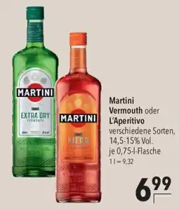 CITTI Markt Martini Vermouth oder L'Aperitivo Angebot
