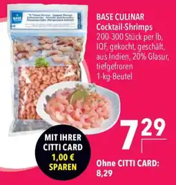 CITTI Markt BASE CULINAR Cocktail-Shrimps Angebot