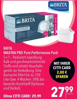 CITTI Markt BRITA MAXTRA PRO Pure Performance Pack Angebot