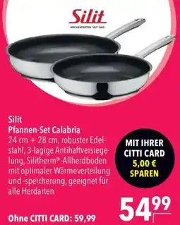 CITTI Markt Silit Pfannen-Set Calabria Angebot