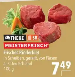 CITTI Markt THEKE SB MEISTERFRISCH Frisches Rinderfilet Angebot