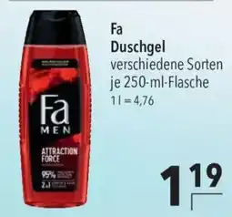 CITTI Markt Fa MEN Duschgel Angebot