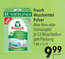CITTI Markt Frosch Waschmittel Pulver Angebot