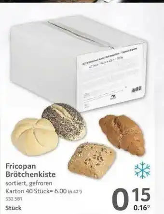 Selgros Fricopan Brötchenkiste Angebot