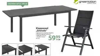 Selgros Klappsessel „grenada“ Angebot