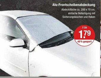 V Markt Alu-Frontscheibenabdeckung Angebot