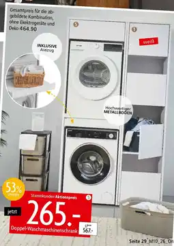 Zurbrüggen Doppel-Waschmaschinenschrank Angebot