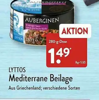 Aldi Nord Lyttos Mediterrane Beilage Angebot