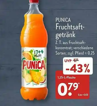 Aldi Nord Punica Fruchtsaftgetränk Angebot