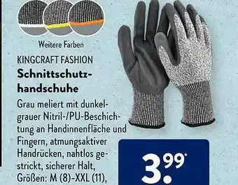 Aldi Süd Kingcraft Fashion Schnittschutz-handschuhe Angebot