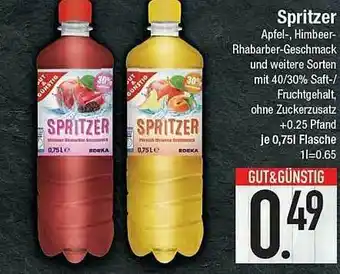 E-Center Spritzer Gut & Günstig Angebot