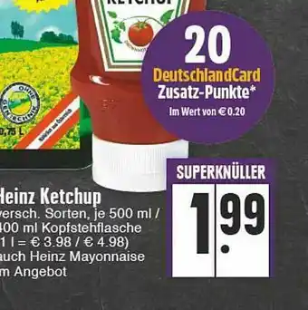 Edeka Heinz Ketchup Angebot