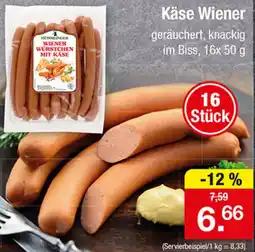Zimmermann HÜMBINGER WIENER WÜRSTCHEN MIT KÄSE Angebot