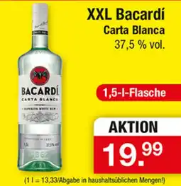 Zimmermann XXL Bacardí Carta Blanca Angebot