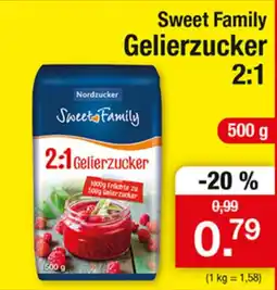 Zimmermann Sweet Family Gelierzucker 2:1 Angebot