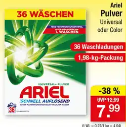 Zimmermann Ariel Pulver Universal oder Color Angebot
