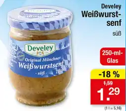 Zimmermann Develey Weißwurstsenf Angebot