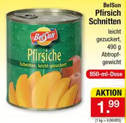 Zimmermann BelSun Pfirsich Schnitten Angebot