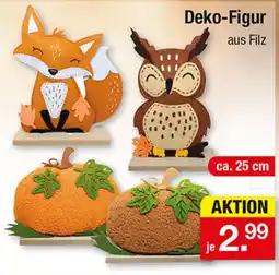 Zimmermann Deko-Figur aus Filz Angebot