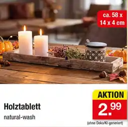 Zimmermann Holztablett natural-wash Angebot