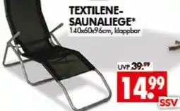 Wreesmann Textilene-saunaliege Angebot