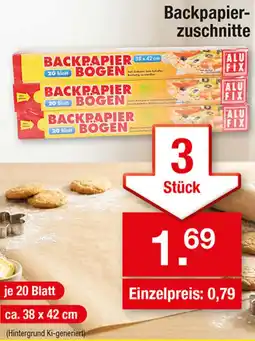 Zimmermann Backpapierzuschnitte Angebot