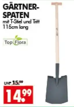 Wreesmann GÄRTNERSPATEN mit T-Stiel und Tritt Angebot