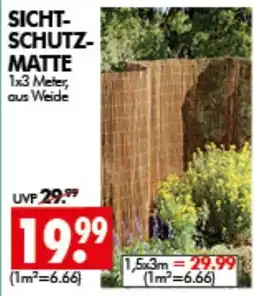 Wreesmann Sichtschutzmatte aus Weide Angebot