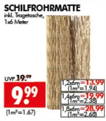 Wreesmann SCHILFROHRMATTE Angebot