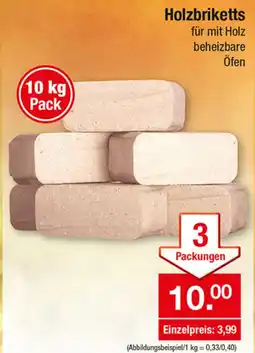 Zimmermann Holzbriketts Angebot