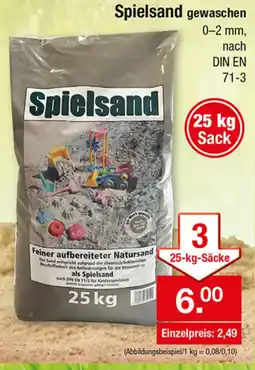 Zimmermann Spielsand Angebot