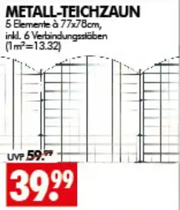 Wreesmann METALL-TEICHZAUN Angebot