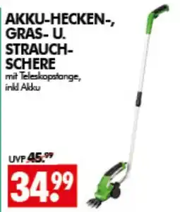 Wreesmann AKKU-HECKEN-, GRAS- U. STRAUCH-SCHERE Angebot