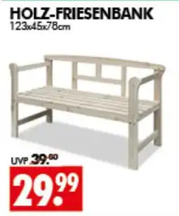 Wreesmann HOLZ-FRIESEN BANK Angebot