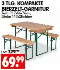 Wreesmann 3 TLG. KOMPAKTE BIERZELT-GARNITUR Angebot