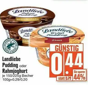 Edeka Landliebe Pudding Oder Rahmjoghurt Angebot