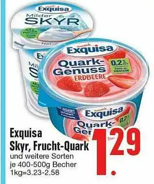 Edeka Exquisa Skyr, Frucht-quark Angebot