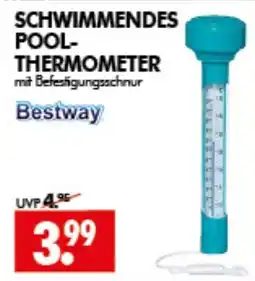 Wreesmann Schwimmendes Pool-Thermometer mit Befestigungsschnur Bestway Angebot