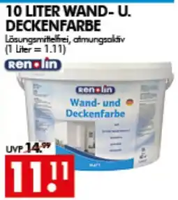 Wreesmann renolin Wand- und Deckenfarbe Angebot