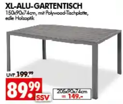 Wreesmann XL-ALU-GARTENTISCH Angebot