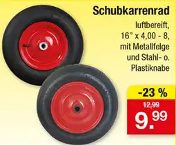 Zimmermann Schubkarrenrad Angebot