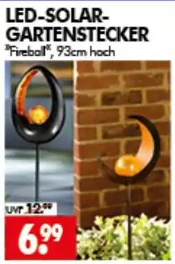 Wreesmann LED-SOLAR-GARTENSTECKER "Fireball" Angebot