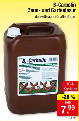 Zimmermann B-Carbolin Zaun- und Gartenlasur Angebot