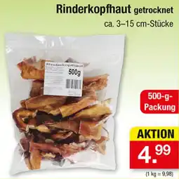 Zimmermann Rinderkopfhaut getrocknet Angebot