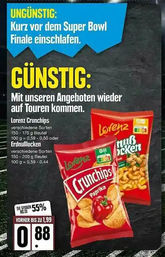 Edeka Lorenz Crunchips Oder Erdnußlocken Angebot