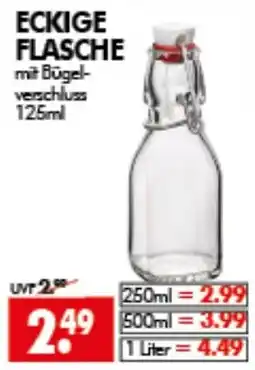 Wreesmann ECKIGE FLASCHE mit Bügelverschluss Angebot