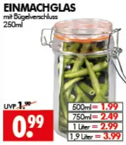 Wreesmann EINMACHGLAS mit Bügelverschluss Angebot