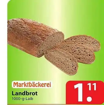 Famila Nord Ost Marktbäckerei Landbrot Angebot