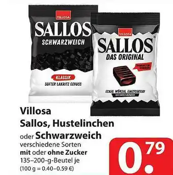 Famila Nord Ost Villosa Sallos, Hustelinchen Oder Schwarzweich Angebot